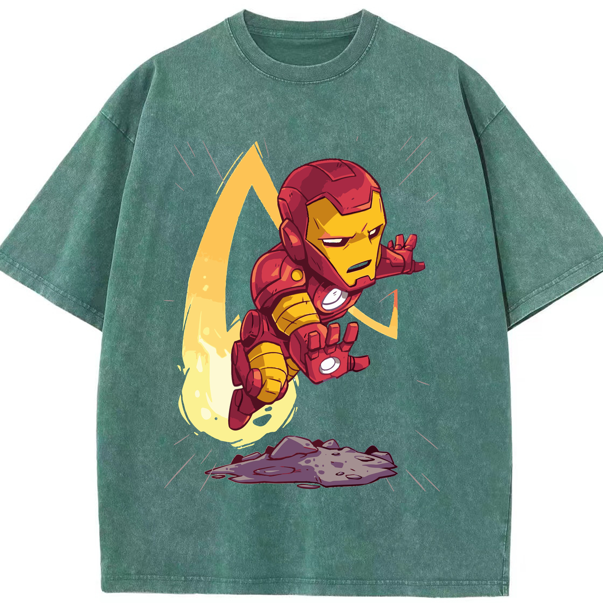 （画像用） アベンジャーズ The Avengers 綿100% ヴィンテージ風 半袖Tシャツ（フロントプリント）